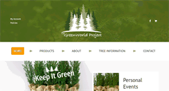 Desktop Screenshot of greenworldproject.net